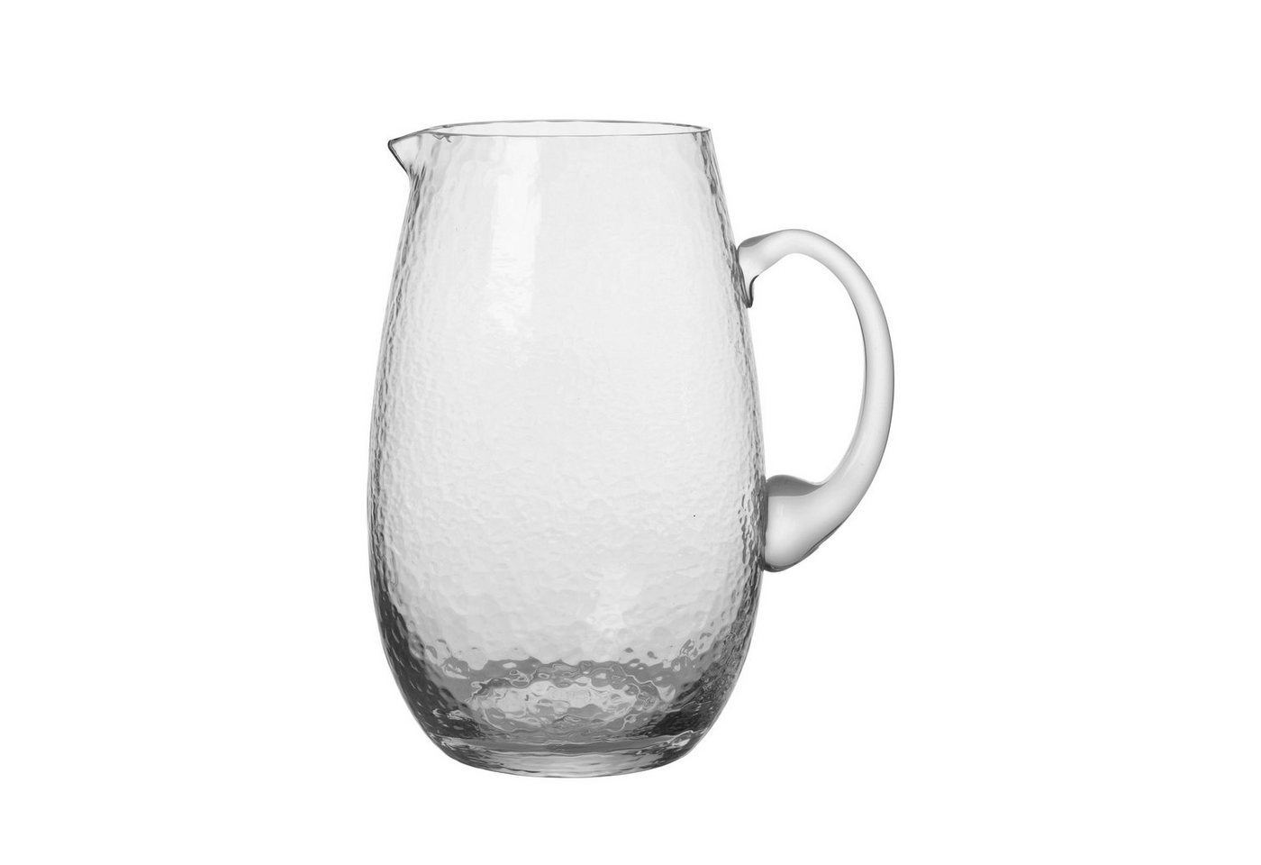 Broste Copenhagen Dekanter Broste Copenhagen Hammered Krug 2 l klar von Broste Copenhagen