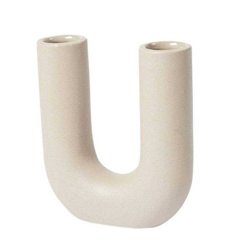 Broste Copenhagen Dekovase Hector Vase U Dove Grey 4,5x14,5x16cm (Vase) von Broste Copenhagen