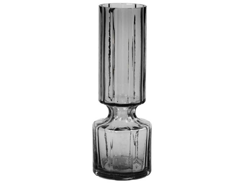 Broste Copenhagen Dekovase Hyacint Vase Glas Smoked Pearl Clear 28,3 cm (Vasen), Hyacint Vase von Broste Copenhagen