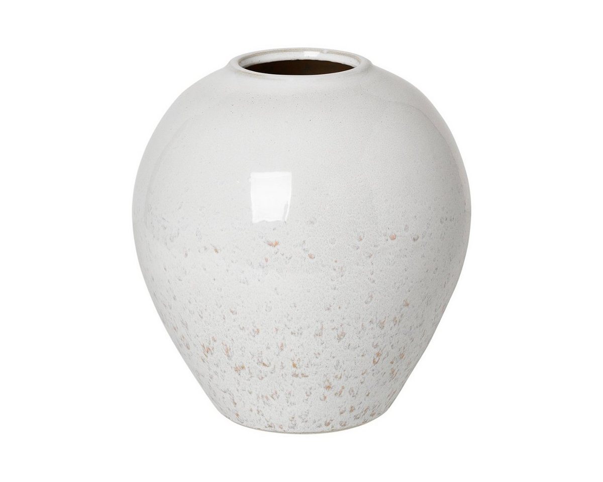 Broste Copenhagen Dekovase Ingrid Vase M Keramik Rainy Day/Indian Tan 25,5cm (Vase) von Broste Copenhagen