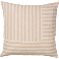 Broste Copenhagen - Frankie Kissenbezug, 50 x 50 cm, taos taupe beige von Broste Copenhagen