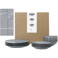 Broste Copenhagen Geschirr-Set "Nordic Sea, inklusive Geschirrtuch Set", (Set, 13 tlg.), Beliebte Geschirr Sets Exclusiv mit Geschenk von Broste Copenhagen