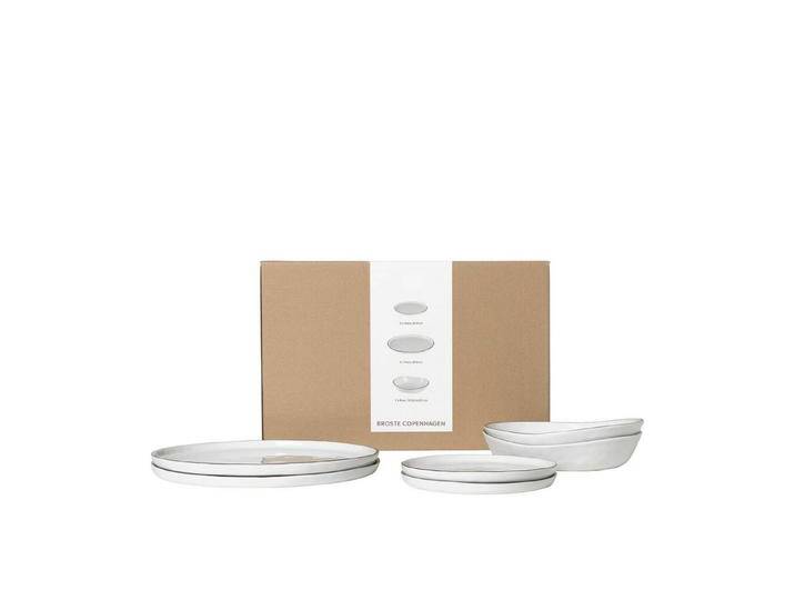 Broste Copenhagen Geschirr-Set Salt Dinner Set for Two von Broste-Copenhagen