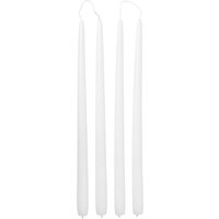 Broste Copenhagen - Getauchte Stabkerze, Ø 2,2 cm, pure white (4er-Set) von Broste Copenhagen