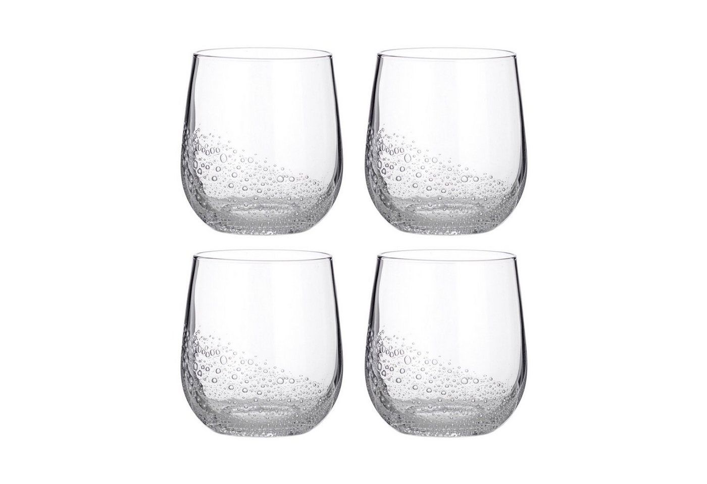 Broste Copenhagen Glas Broste Copenhagen 4er Set BUBBLE Trinkglas, Steingut Broste Copenhagen Glas Broste Copenhagen 4er Set BUBBLE Trinkglas, Steingut von Broste Copenhagen