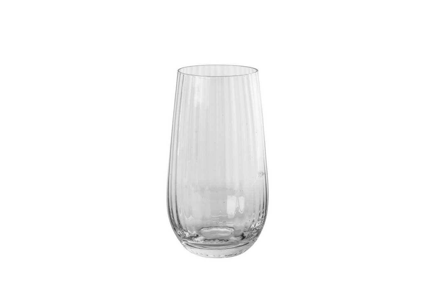 Broste Copenhagen Glas Broste Copenhagen Sandvig Trinkglas mit Rillen 0,565l, Mundgeblasenes Glas Broste Copenhagen Glas Broste Copenhagen Sandvig Trinkglas mit Rillen 0,565l, Mundgeblasenes Glas von Broste Copenhagen