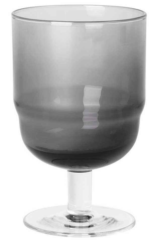 Broste Copenhagen Rotweinglas NORDIC BISTRO Rotweinglas smoke 0,25 l, Mundgeblasenes Glas, Nordic Bistro Rotweinglas von Broste Copenhagen