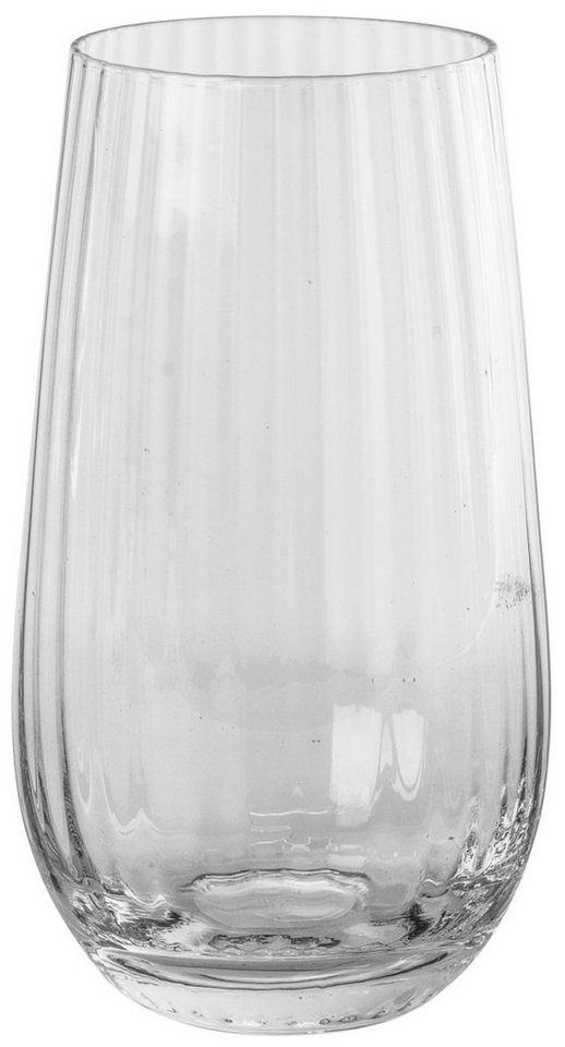 Broste Copenhagen Glas Sandvig Wasserglas 565ml, Mundgeblasenes Glas mit Linien, Sandvig Glas Broste Copenhagen Glas Sandvig Wasserglas 565ml, Mundgeblasenes Glas mit Linien, Sandvig Glas von Broste Copenhagen
