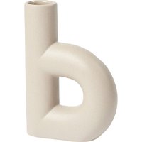 Broste Copenhagen - Hector Vase, b, dove grey von Broste Copenhagen