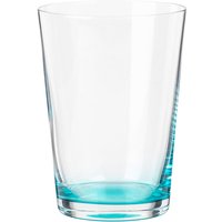 Broste Copenhagen - Hue Trinkglas 30 cl, clear / turquise von Broste Copenhagen