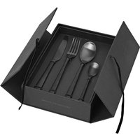 Broste Copenhagen - Hune Besteck-Set, Titanium matt schwarz (16 tlg.) von Broste Copenhagen