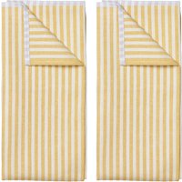 Broste Copenhagen - Lamel Geschirrtuch, harvest gold (2er-Set) von Broste Copenhagen