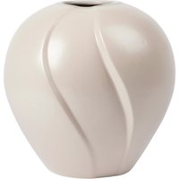 Broste Copenhagen - Leda Vase, H 15 cm, grey sand von Broste Copenhagen