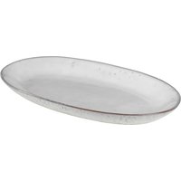 Broste Copenhagen - Nordic Sand Servierplatte oval L, 30 x 17 cm von Broste Copenhagen