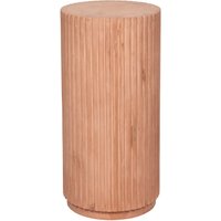 Broste Copenhagen - Rillo Podium, Ø 38.5 x 78 cm, camel von Broste Copenhagen