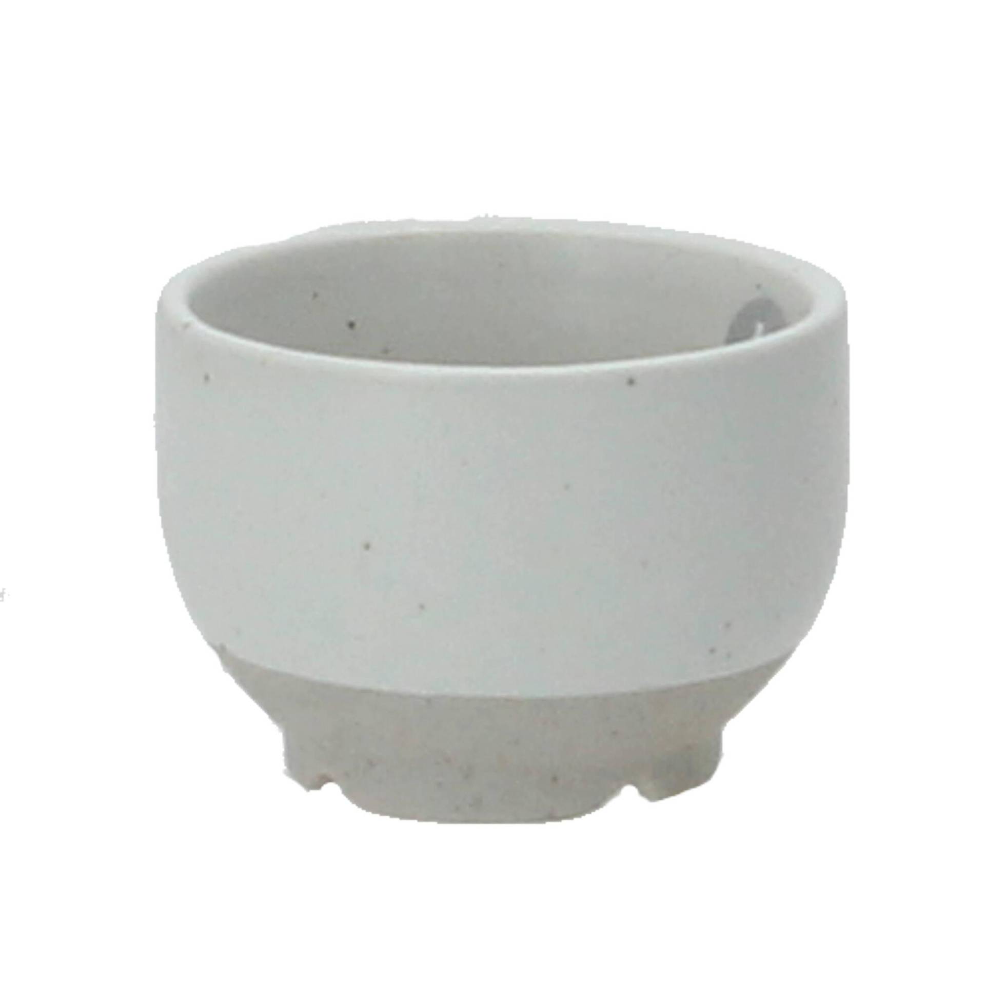 Broste Copenhagen Schale Eli soft light grey 5 cm Marmeladenschale Eierbecher von Broste Copenhagen A/S
