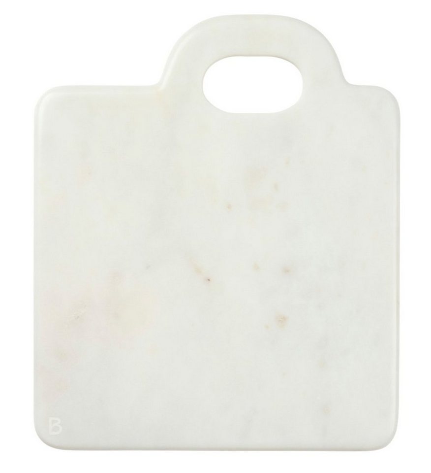 Broste Copenhagen Schneidebrett Olina Schneidebrett white marmor 26x30cm, Marmor, (Schneidebrett) von Broste Copenhagen