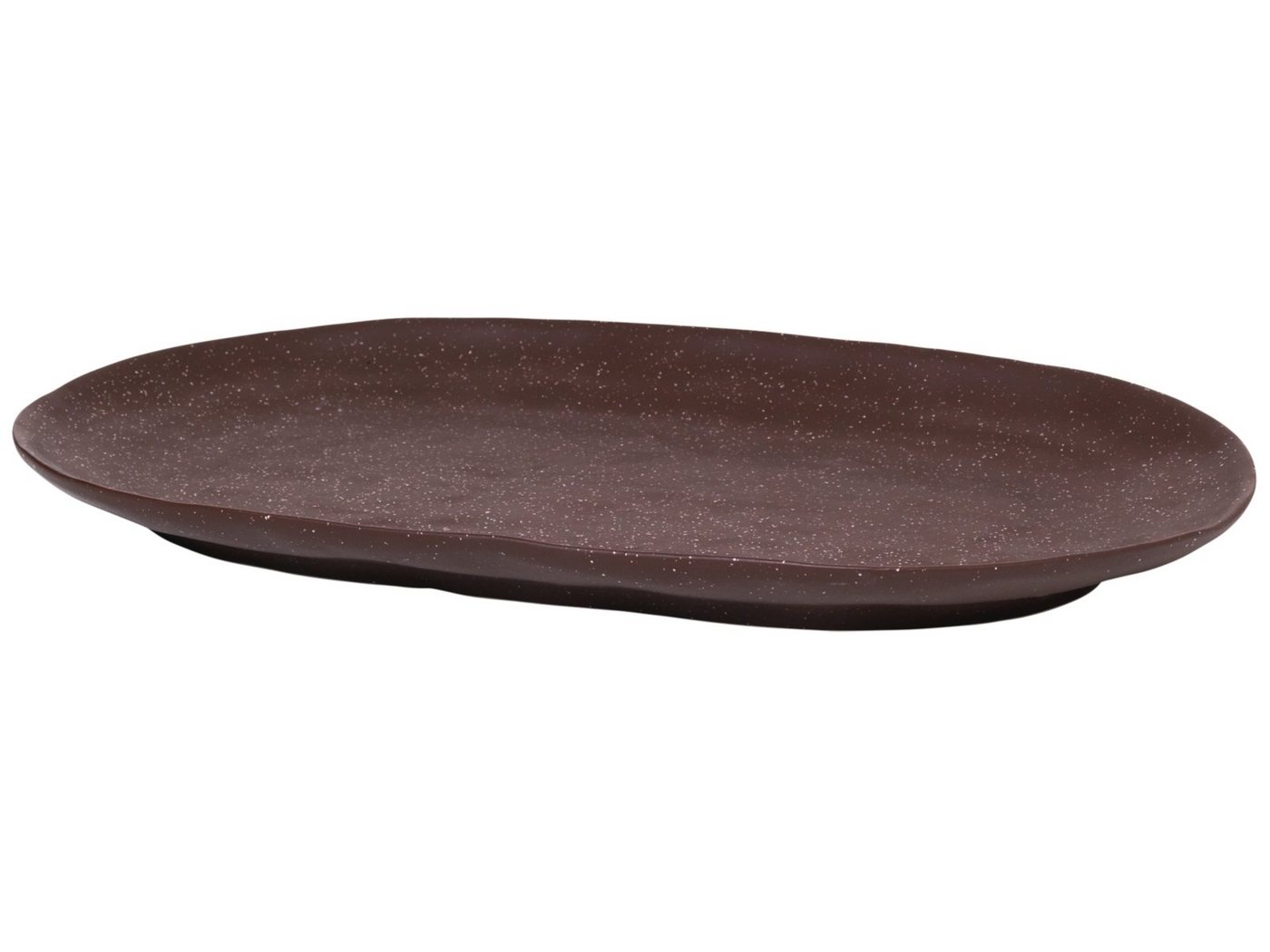 Broste Copenhagen Servierplatte Shape Puce Brown mit Struktur Platte 29,5x18,5cm, Porzellan, (Platten) Broste Copenhagen Servierplatte Shape Puce Brown mit Struktur Platte 29,5x18,5cm, Porzellan, (Platten) von Broste Copenhagen
