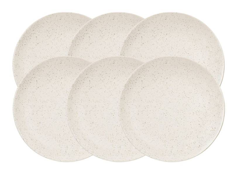 Broste Copenhagen Teller-Set NORDIC VANILLA Brotteller 15cm Set6, Steingut Broste Copenhagen Teller-Set NORDIC VANILLA Brotteller 15cm Set6, Steingut von Broste Copenhagen