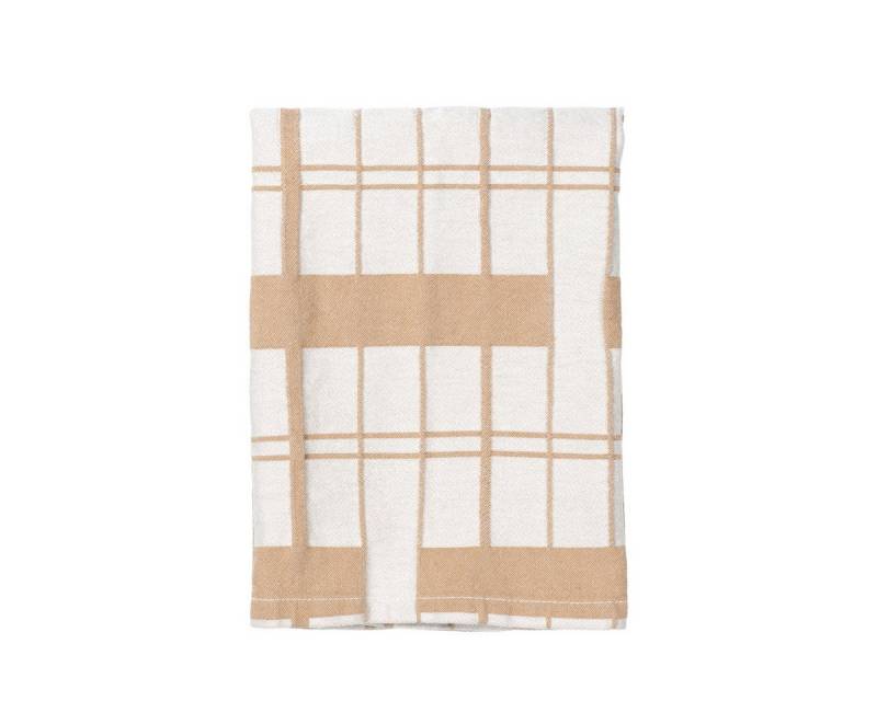 Broste Copenhagen Stoffserviette Earl Serviette Rainy Day / Indian Tan 45 x 45 cm, Earl Serviette von Broste Copenhagen