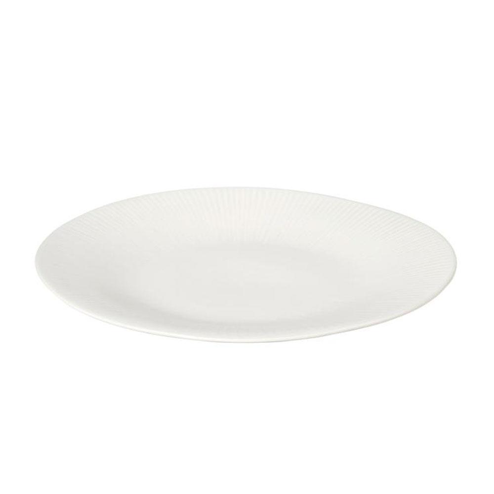 Broste Copenhagen Teller Sandvig 27cm Porzellan weiß von Broste Copenhagen A/S
