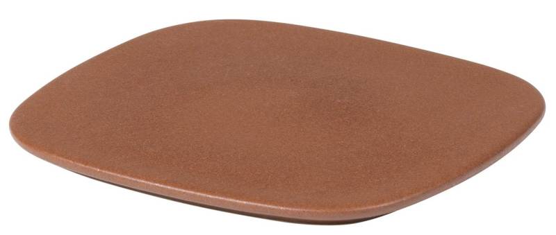Broste Copenhagen Servierteller Vils Rustic Brown Servierteller 15 x 15 cm, Glasiertes Steinzeug, (Servierteller), Vils Servierteller von Broste Copenhagen