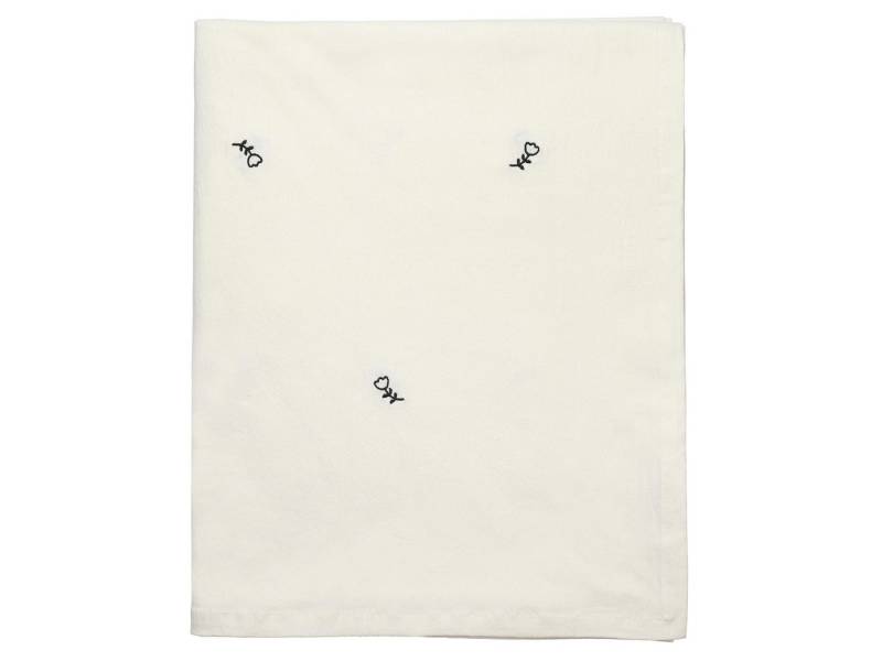 Broste Copenhagen Tischdecke Mai Tischdecke black/off white 160x300cm von Broste Copenhagen