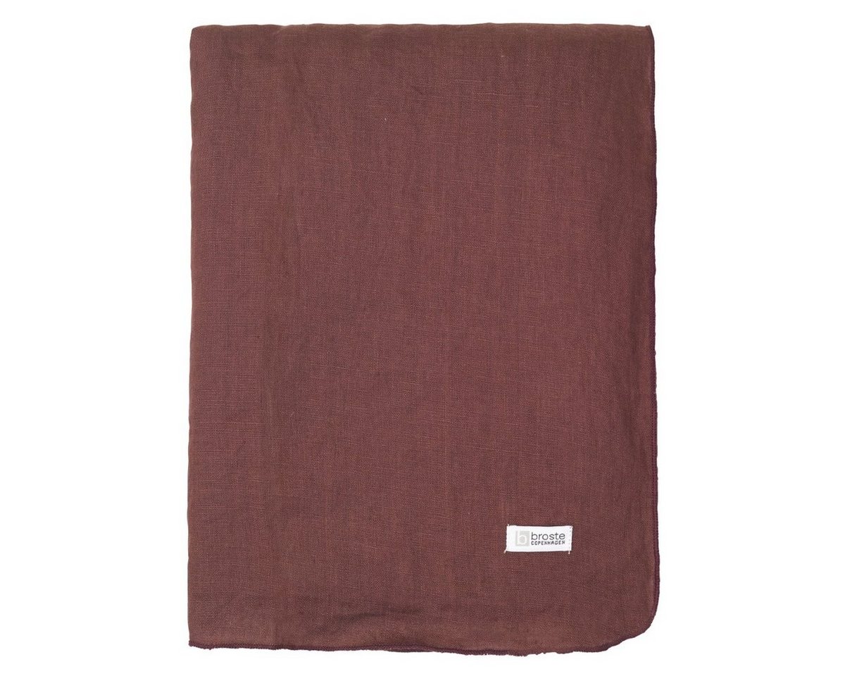 Broste Copenhagen Tischdecke Tischdecke GRACIE Eco Friendly Linen aubergine von Broste Copenhagen