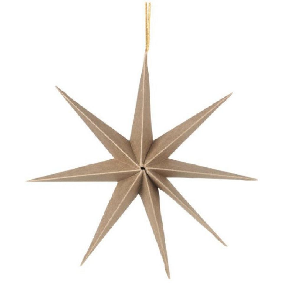 Broste Copenhagen Weihnachtsbaumkugel Deko Stern Star Natural Brown (50cm) von Broste Copenhagen