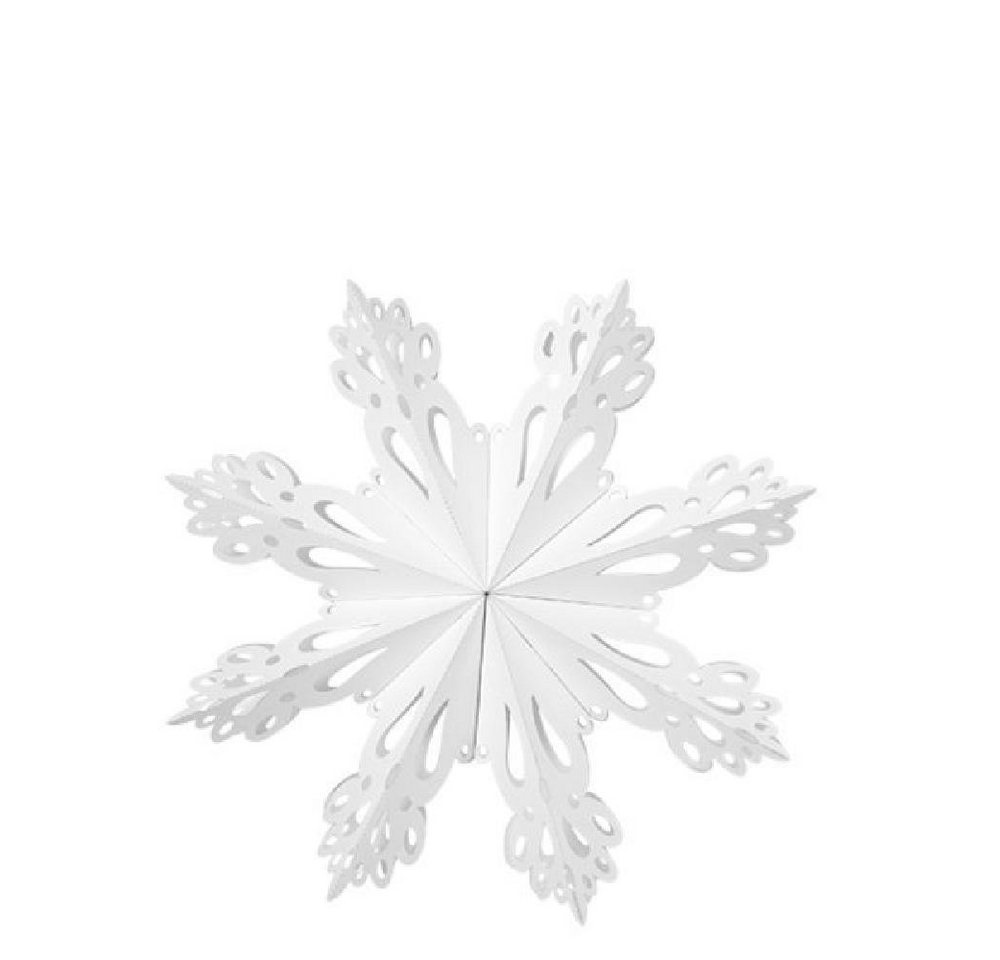 Broste Copenhagen Weihnachtsbaumkugel Weihnachtsschmuck Snowflake White (XL) von Broste Copenhagen