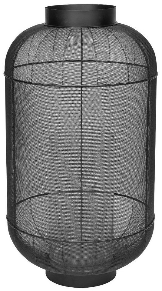 Broste Copenhagen Laterne Bull Laterne Metall/Glas black 82,5 cm von Broste Copenhagen