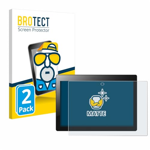 BROTECT Entspiegelungs-Schutzfolie für Lenovo Tab 2 A10-30 (2 Stück) Matte Displayschutz-Folie, Anti-Reflex, Anti-Fingerprint von BROTECT