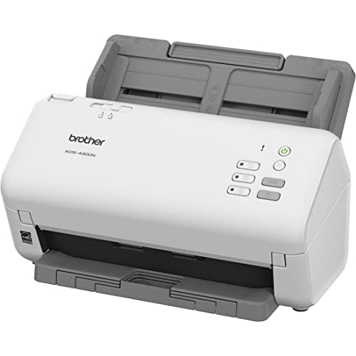 Brother ADS-4300N Professioneller Desktop-Scanner mit schnellen Scangeschwindigkeiten, Duplex und Netzwerk Brother ADS-4300N Professioneller Desktop-Scanner mit schnellen Scangeschwindigkeiten, Duplex und Netzwerk von Brother