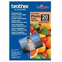 Brother BP71GP20 Premium Glossy Photo Paper Fotopapier Weiß von Brother