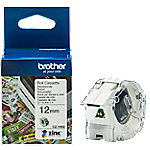 Brother CZ-1002 Authentic Etikettenrollen-Kassette Selbstklebend Weiß 12 mm x 5m Brother CZ-1002 Authentic Etikettenrollen-Kassette Selbstklebend Weiß 12 mm x 5m von Brother