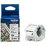 Brother CZ-1004 Authentic Etikettenrollen-Kassette Selbstklebend Weiß 25 mm x 5m von Brother