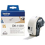 Brother QL Etikettenrolle Authentisch DK-11201 DK-11201 Selbsthaftend Schwarz auf Weiß 90 x 29 mm 400 Etiketten von Brother