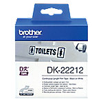 Brother QL Etikettenrolle Authentisch DK-22212 DK-22212 Selbsthaftend Schwarz auf Weiß 62 x 62 mm von Brother