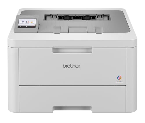 Brother HL-L8230CDW Professioneller und kompakter Farb-LED-Drucker mit WLAN (30 Seiten/Min.) weiß/grau von Brother