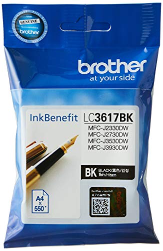 BROTHER Ink LC3617BK Black | 550PGS | MFC-J2330DW / MFC-J3530DW / MFC-J3930DW BROTHER Ink LC3617BK Black | 550PGS | MFC-J2330DW / MFC-J3530DW / MFC-J3930DW von Brother