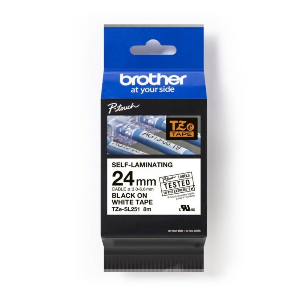 Brother Klemmen Brother Schriftband 24mm TZe-SL251 von Brother