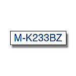 Brother M-K233 Authentic Schriftband Selbstklebend Blauer Druck auf Weiß 12 mm x 8m Brother M-K233 Authentic Schriftband Selbstklebend Blauer Druck auf Weiß 12 mm x 8m von Brother