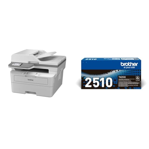 Brother MFCL2960DW 4-in-1 Monochrom-Laser-Multifunktionsdrucker Original TN-2510 Toner schwarz von Brother