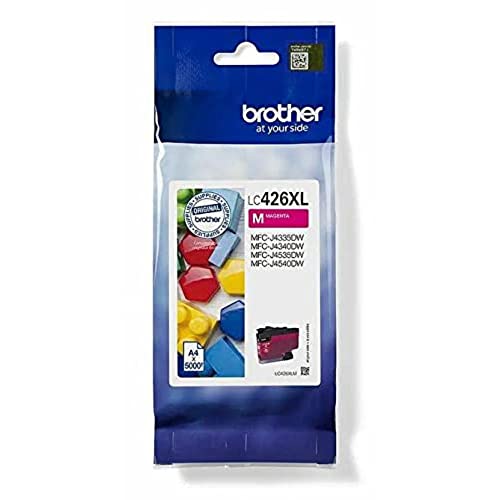 Brother Original LC426XLM Tintenpatrone Magenta MFC-J4340DW, MFC-J4540DW, MFC-J4540DWXL (5000 Seiten nach ISO Standard 24711), XL von Brother