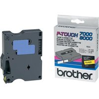 Brother Original P-Touch Farbband schwarz auf gelb (TX-621) von Brother