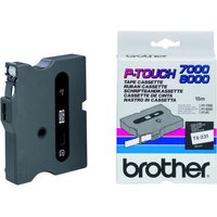 Brother Original P-Touch Farbband schwarz auf weiß (TX-231) von Brother