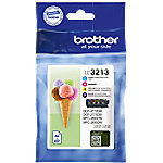 Brother  Original Tintenpatrone LC3213VAL Schwarz, Cyan, Magenta, Gelb 4 Stück Multipack von Brother