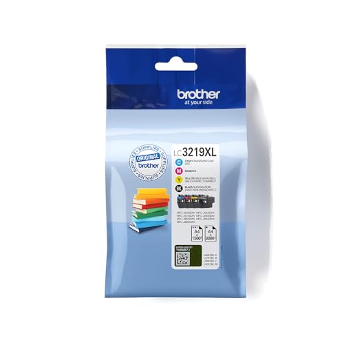 Brother Original Tintenpatronen LC-3219XL im Value Pack (schwarz,Cyan,Magenta,gelb) (für Brother MFC-J5330DW, MFC-J5335DW, MFC-J5730DW, MFC-J5930DW, MFC-J6530DW, MFC-J6930DW, MFC-J6935DW) - Pack of 4 von Brother