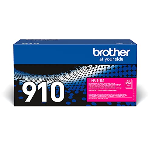 Brother Original Ultra-Jumbo-Tonerkassette TN-910M magenta (für Brother HL-L9310CDW, HL-L9310CDWT, HL-L9310CDWTT, MFC-L9570CDW, MFC-L9570CDWT) 9000 Seiten von Brother