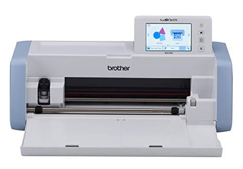 Brother ScanNCut DX 1000 Hobbyplotter: innovativ und vielseitig, mit Integriertem Scanner 600dpi, Automatikmesser, großer Heller LCD-Touchscreen von Brother